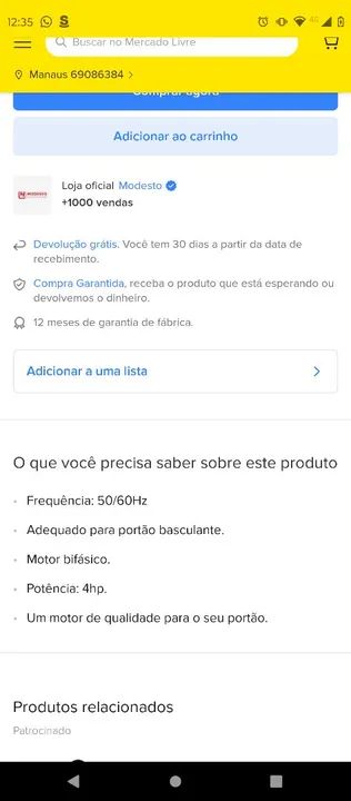 Kit de Controle de Acesso para Portão Automático basculante  - Foto 3
