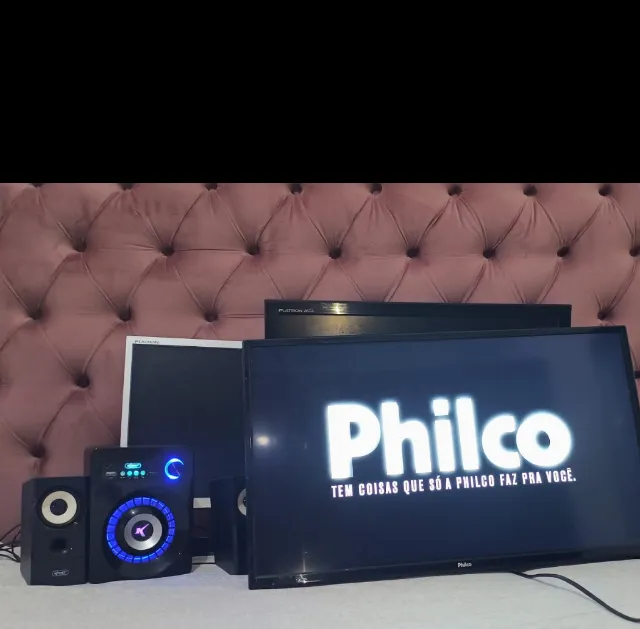 Kit Tv, rádio,monitores e plastificadora