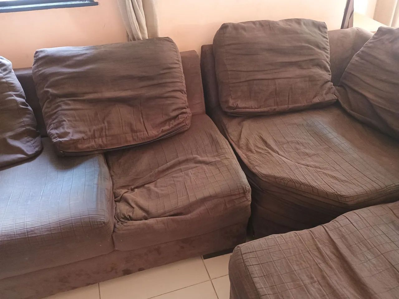 Sofá Modular Marrom Confortável - Foto 3