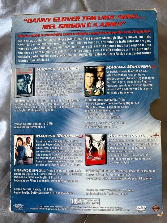Coleção DVD Máquina Mortífera - Foto 5