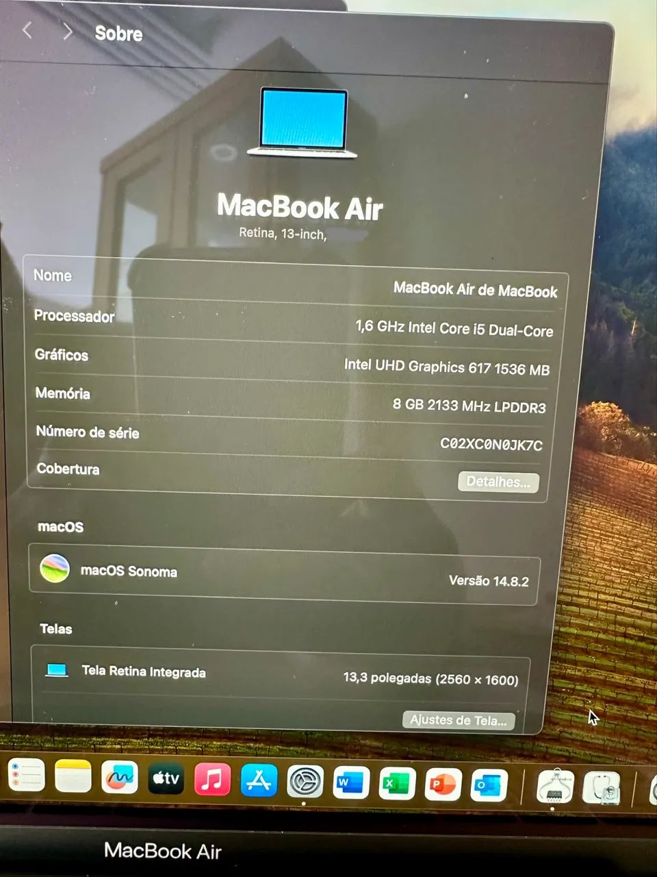 MacBook Air 2019, i5-3.7GHz, 8G, 2.2 Terra de SSD+Sd - Foto 5
