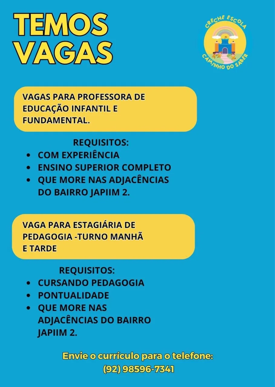 Vaga de emprego 