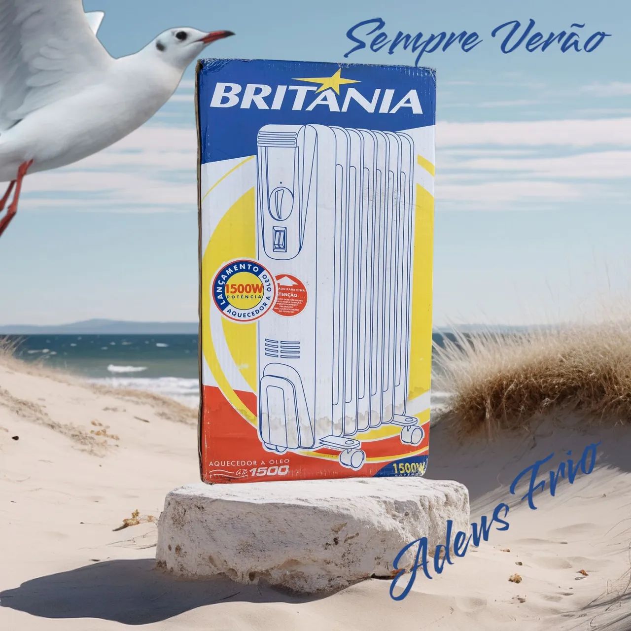 Aquecedor Britânia 1500W - 127 V