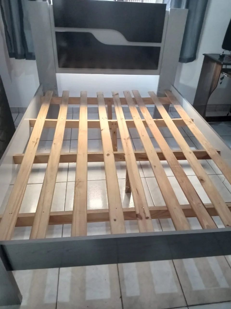 Cama de casal em MDF - Foto 4