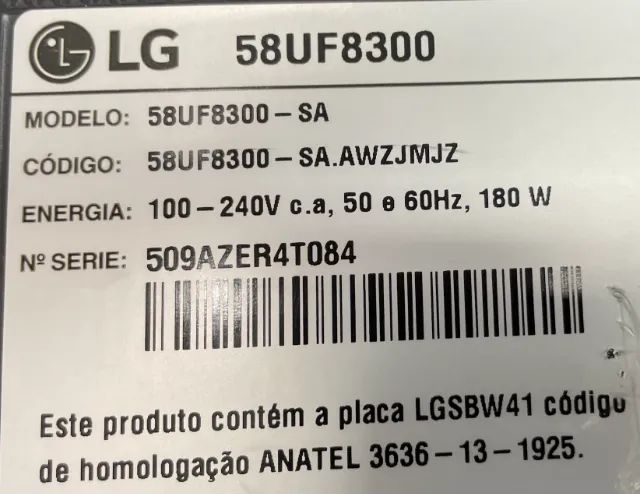 Caixa som Lg 58uf8300 L e R - Foto 2