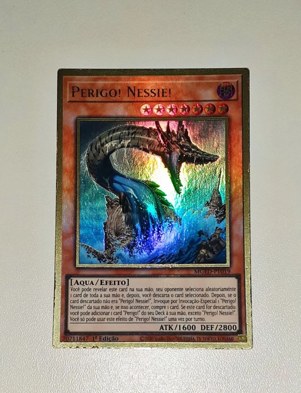 Carta de Yu-Gi-Oh Perigo! Nessie!