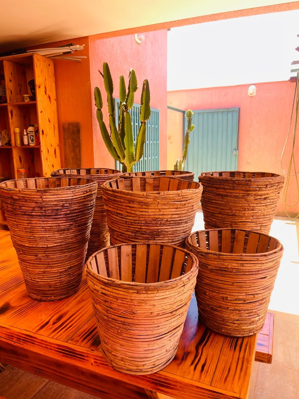 Cestos rústicas decorativas - Foto 3