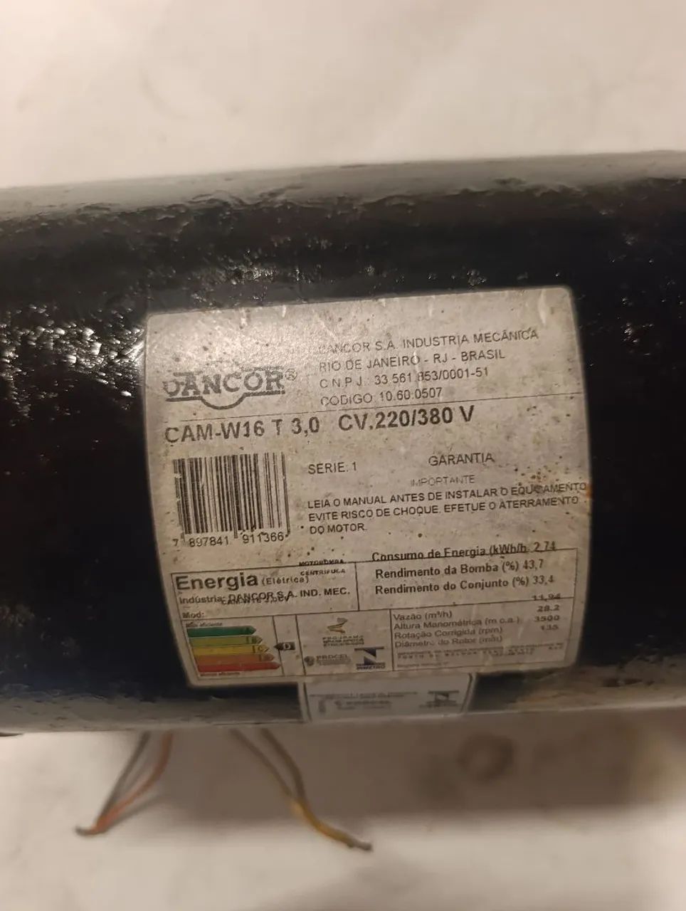 Bomba Dancor 3 cavalos nunca usada - Foto 4