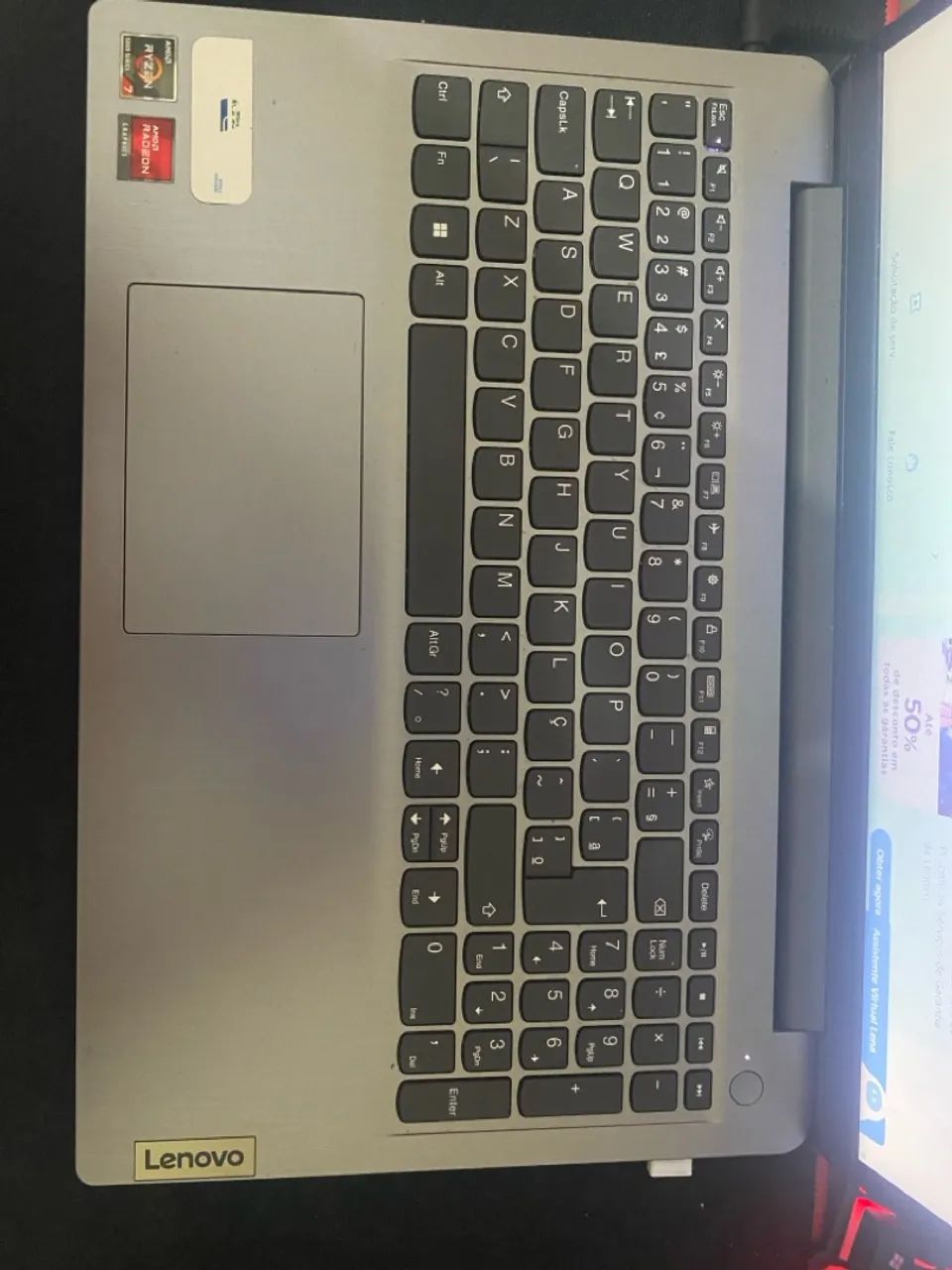 Notebook Lenovo Idepad 3 Ryzen 7 5700u - Foto 2