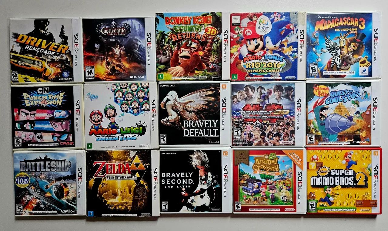 Jogos 3DS Nintendo original Americano e Jp