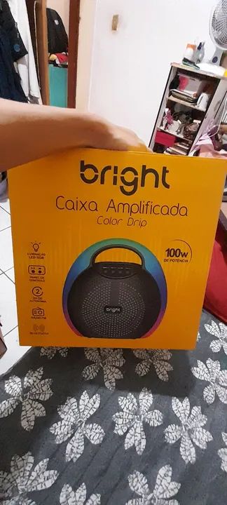 Caixa de Som Amplificada 100w *aceito troca em celular