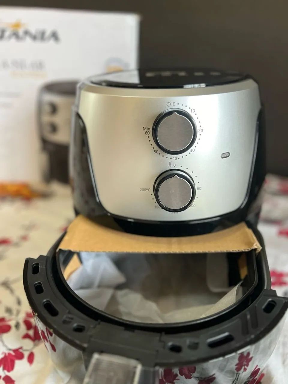 Fritadeira Air Fryer Britânia 3,2L - Nova - Foto 4