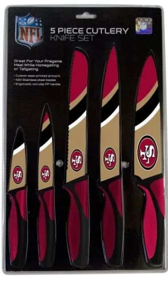 Facas de cozinha San Francisco 49ers - Sports Vault NFL