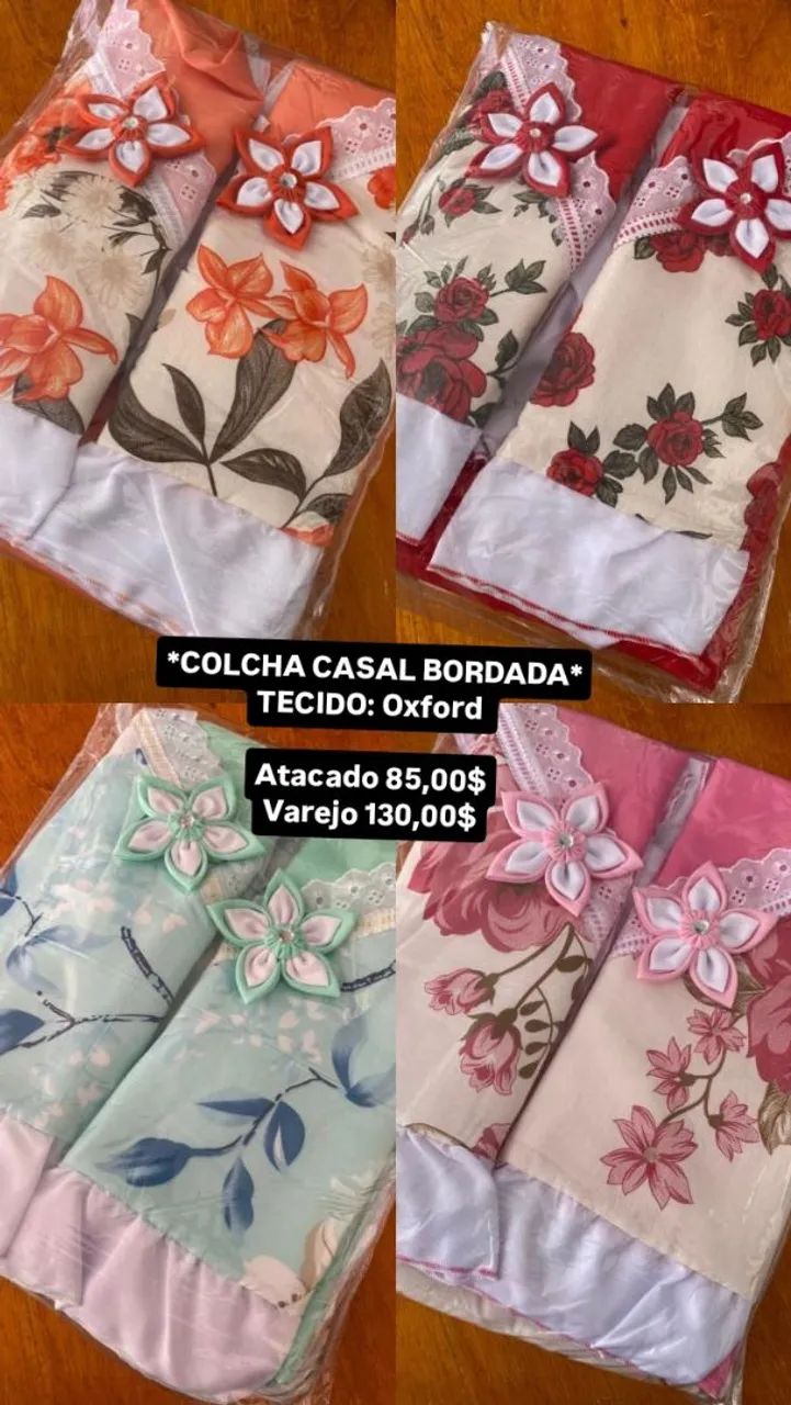 Colcha casal bordada  - Foto 5