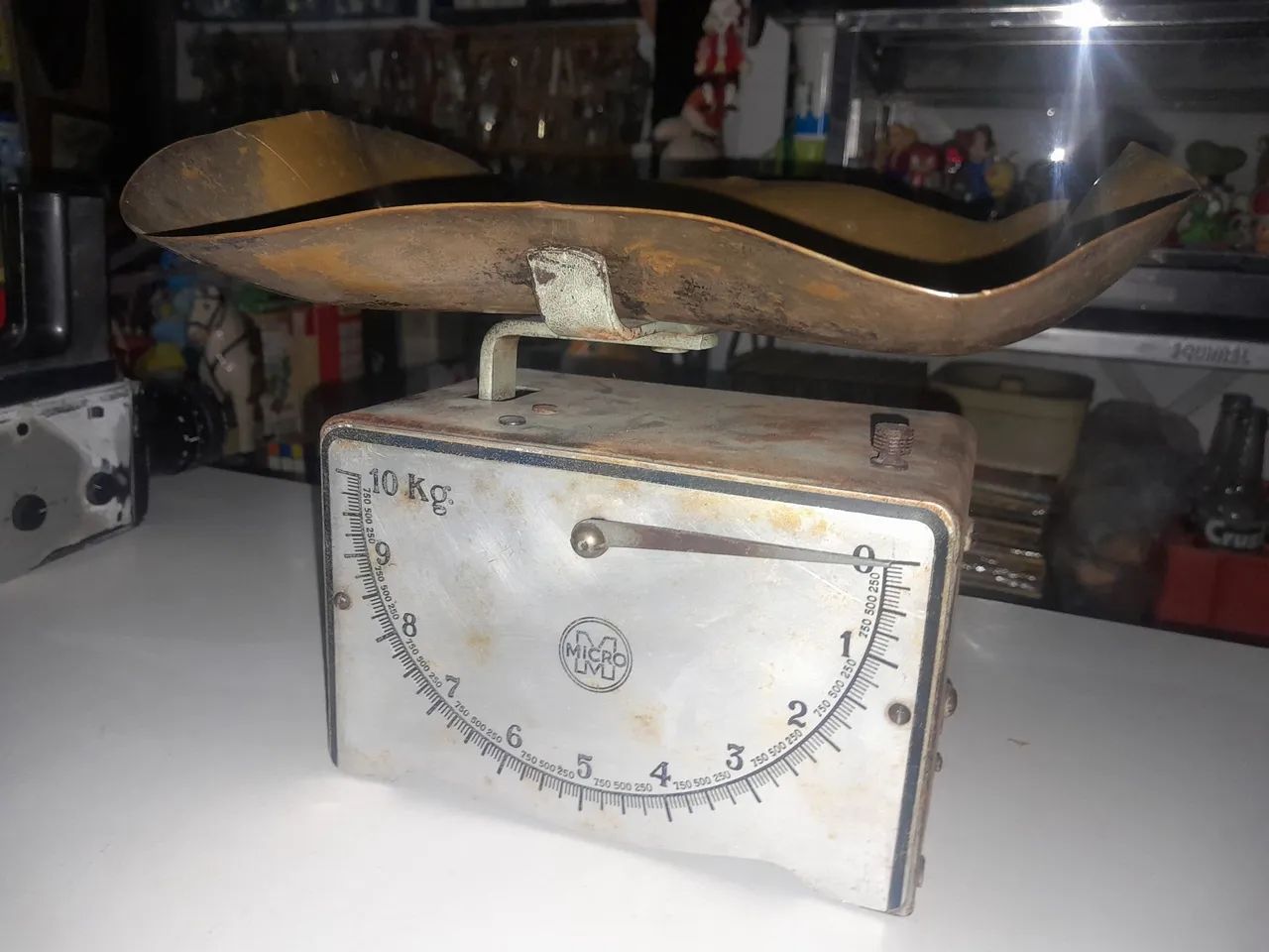 Balança antiga de cozinha funcionando até 10kg  - Foto 5