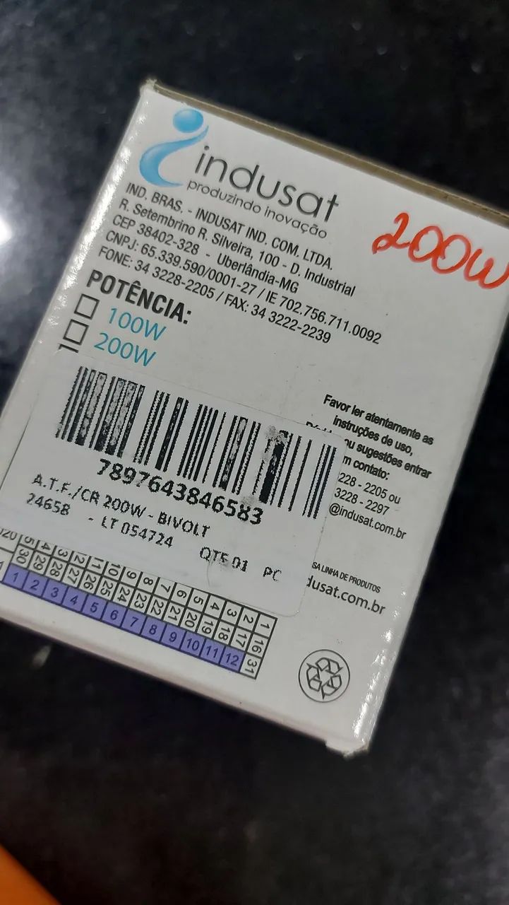 Trasformador 200w  220v e 127v