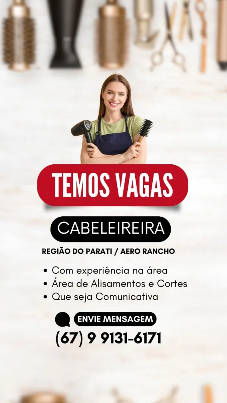 Cabeleireira / Auxiliar de Cabeleireiro