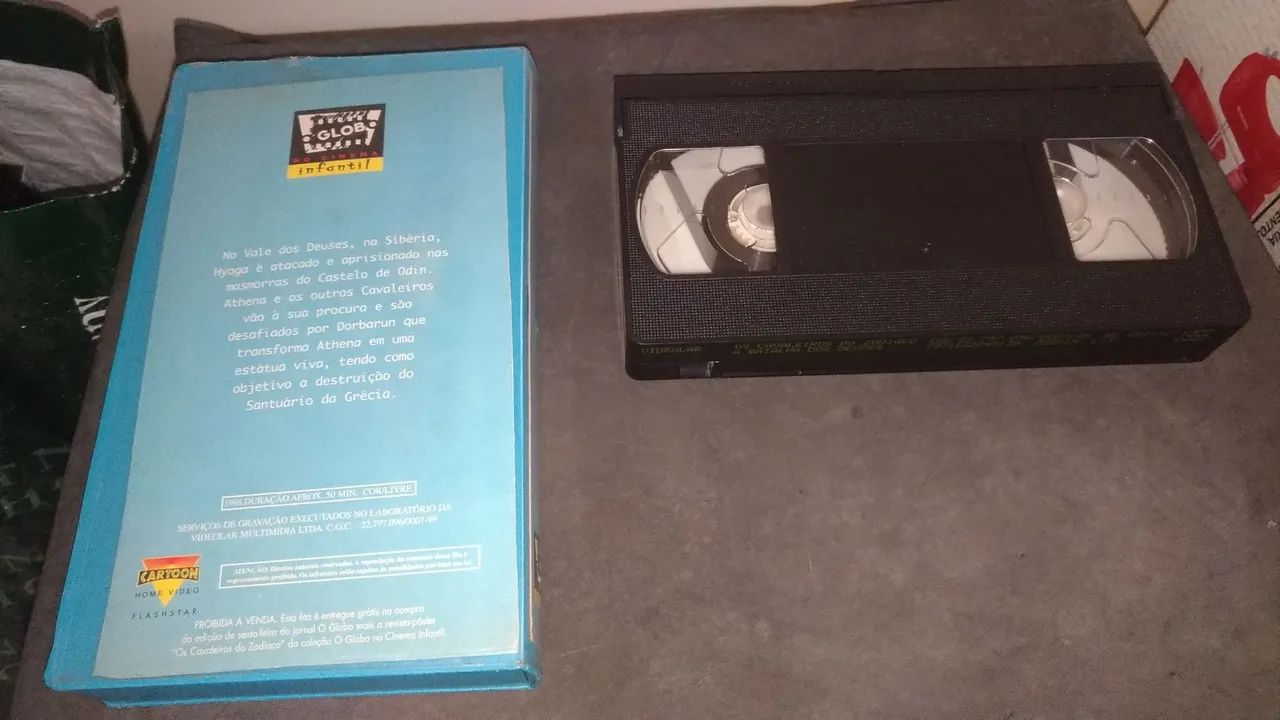 Cavaleiros do Zodiaco Fita VHS, de vídeo, original, bom estado, Envio. - Foto 4