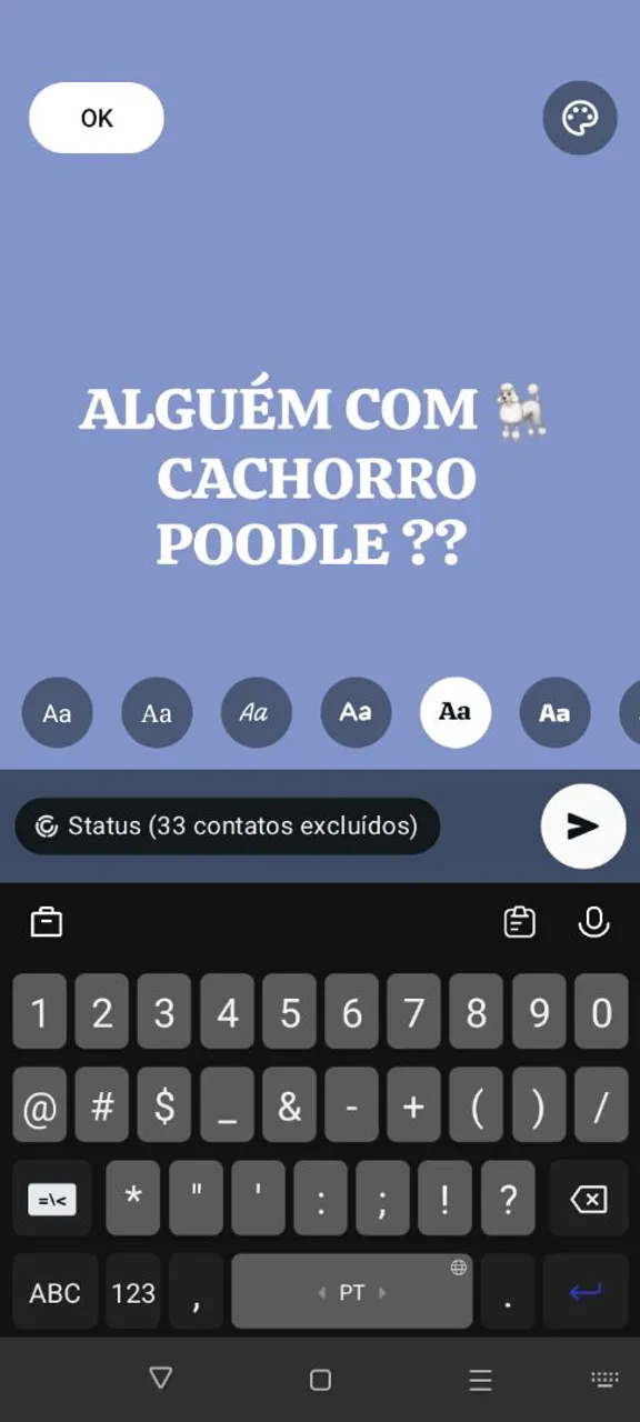 Alguém com cachorro Poodle? Me chama no zap *83