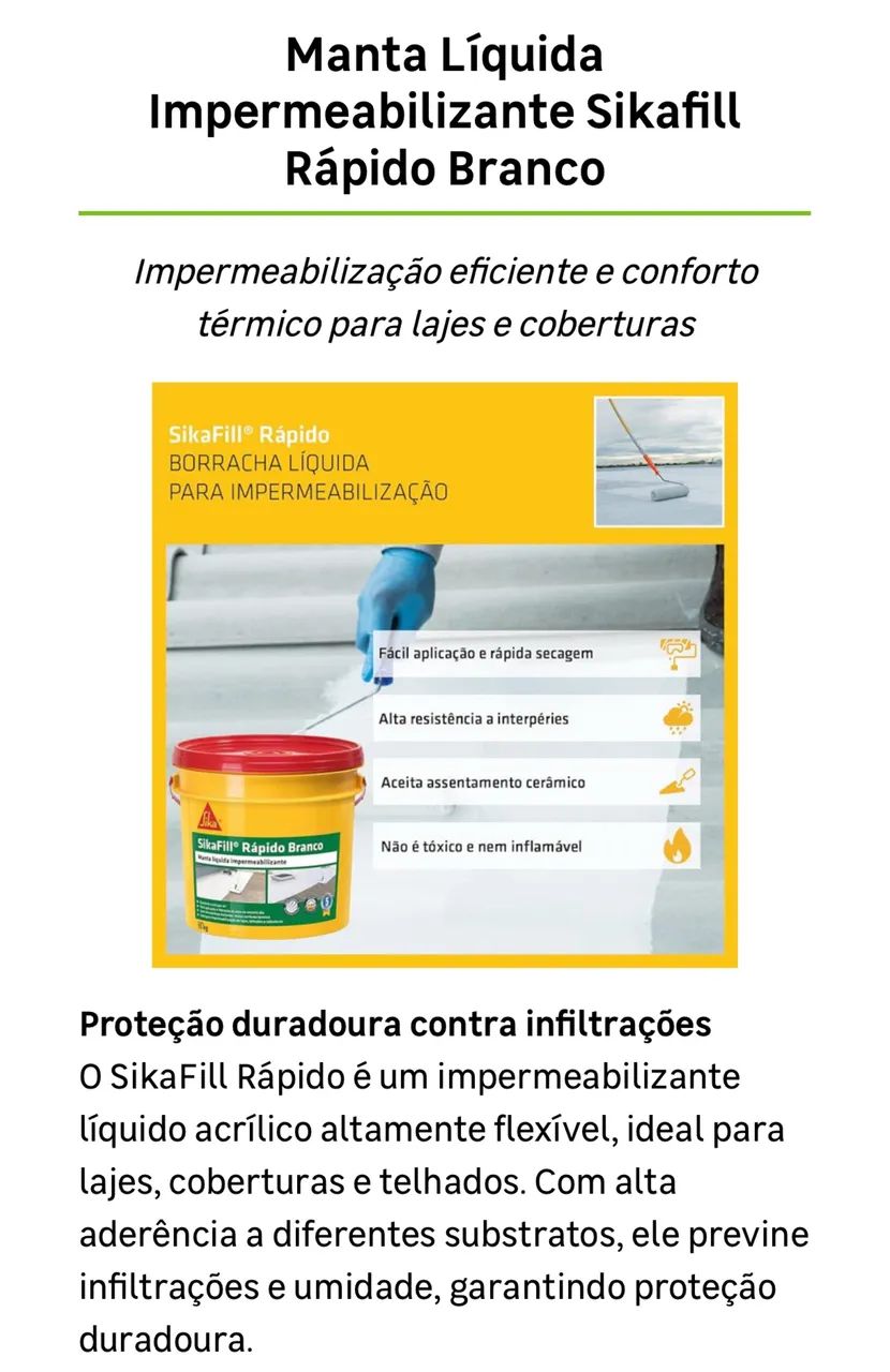 Manta líquida Impermeabilizante 15kg - Foto 4