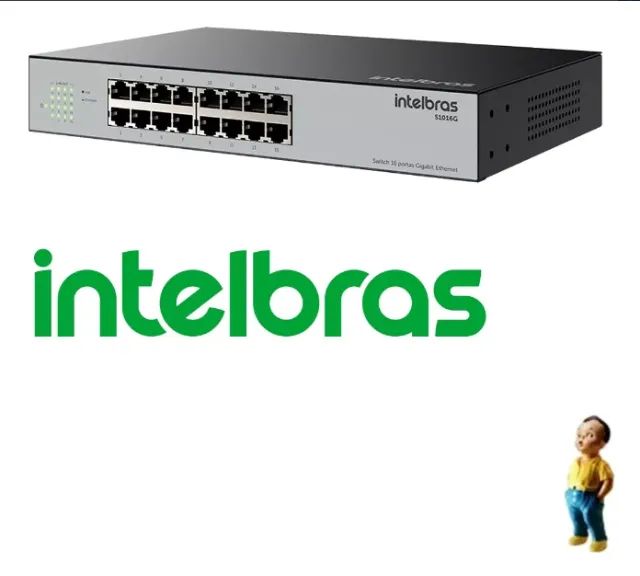 Switch Intelbras S1016G 16 Portas Gigabit