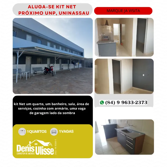 Aluga-se Kit Net Perto UNP,