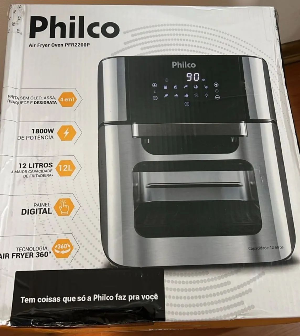 Air Fryer Philco oven 12 Litros 220v - Foto 2
