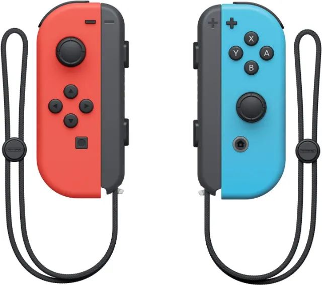 Joy-Con Nintendo Switch Original Par Vermelho/Azul Neon, Bluetooth
