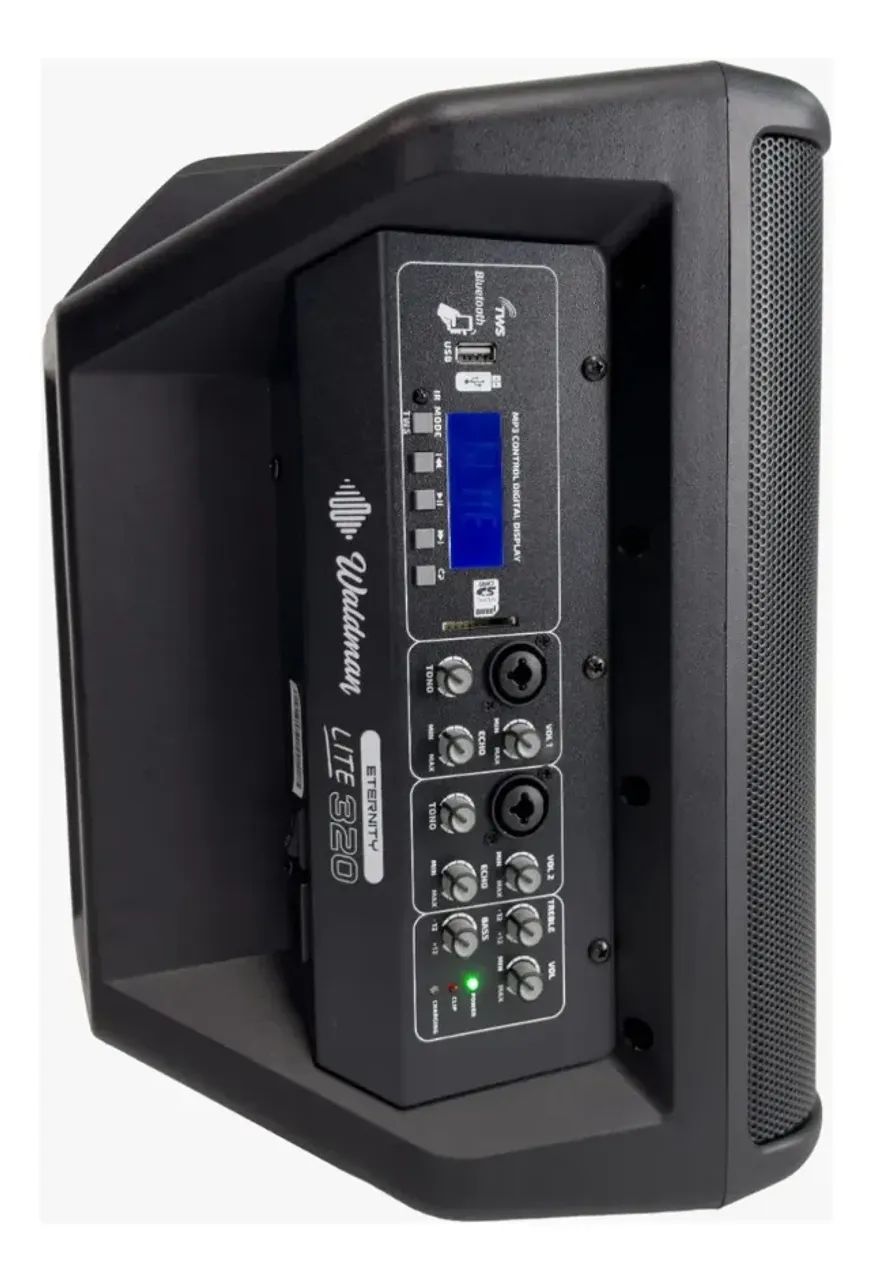 Caixa De Som Ativa Waldman Etl-320 8 Polegadas Amplificada 8 horas de bateria - Foto 3
