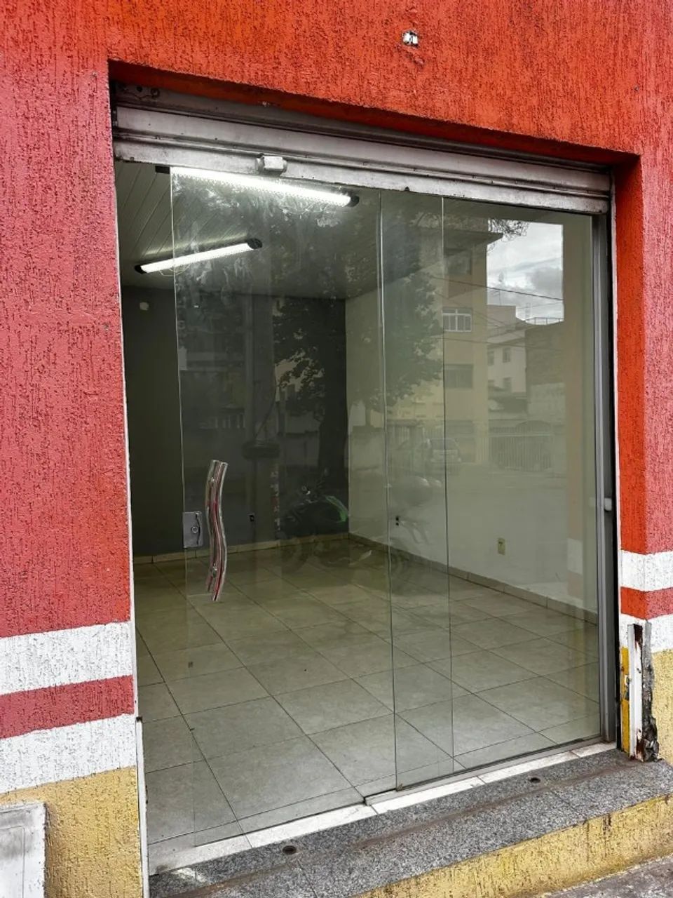 Porta de vidro temperado