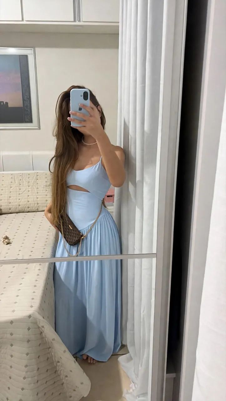 Vestido longo Poliamida - Foto 2