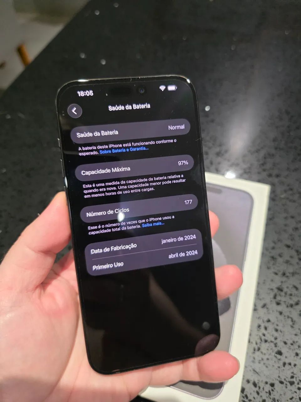 iPhone 15 Pro Max 256GB Black Titanium - Foto 3