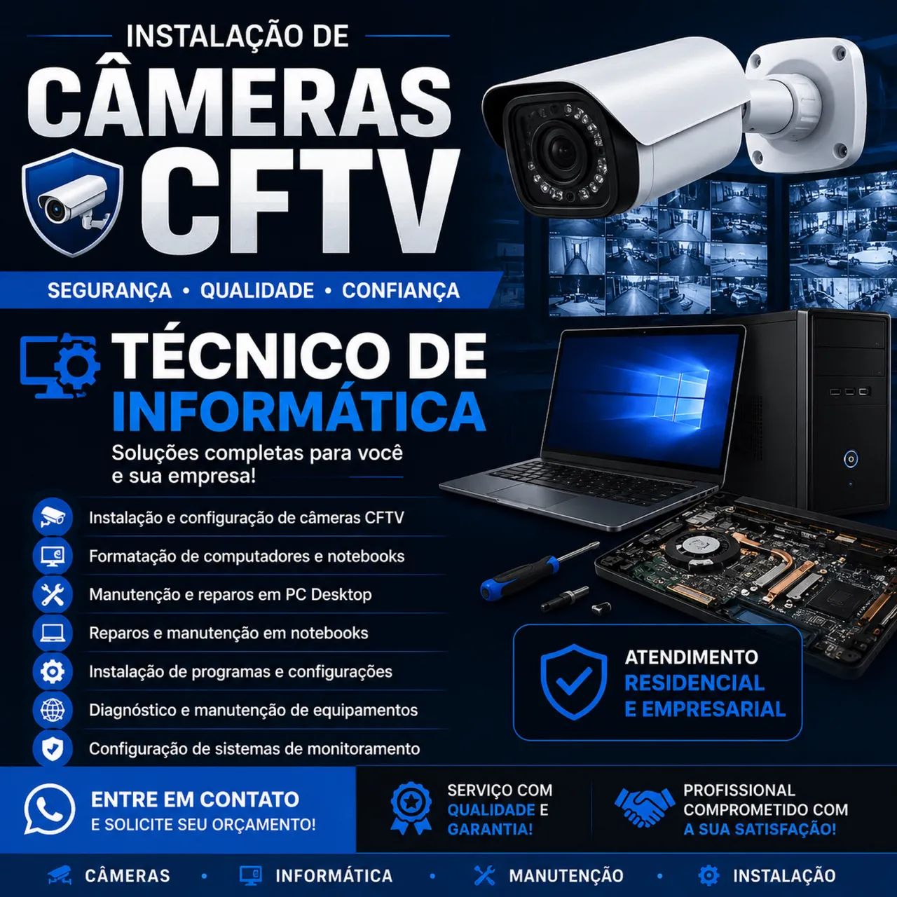 Técnico Informática e CFTV