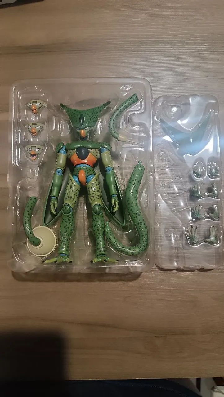 Cell primeira forma SH figuarts Bandai dragon ball z  - Foto 4