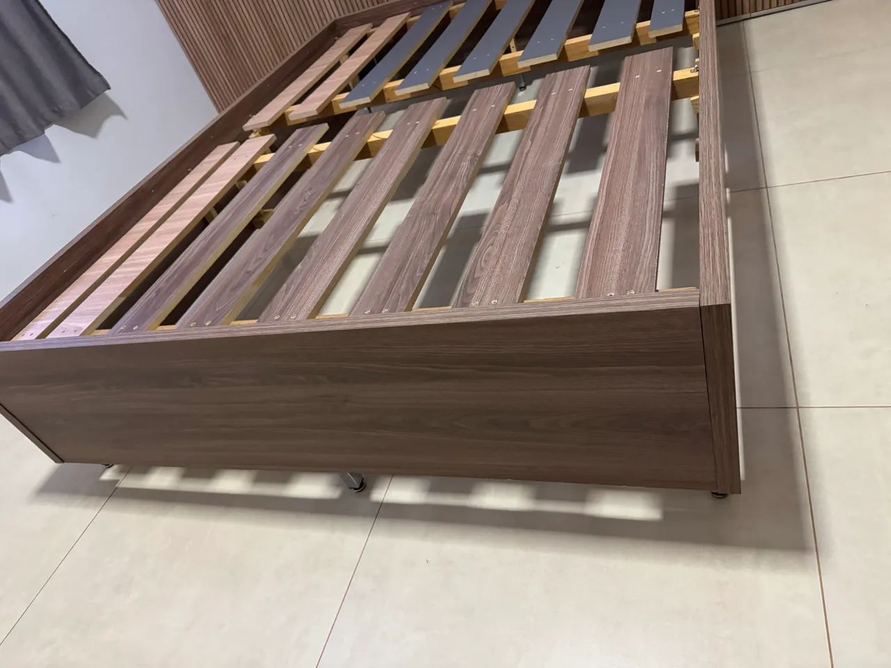 Cama casal madeira estilo japonesa - Foto 3