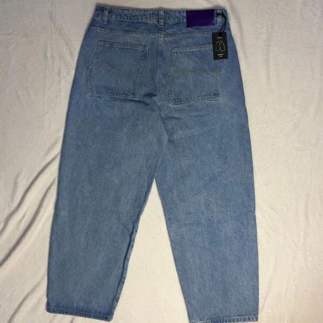 calça baggy jeans dime azul - Foto 4