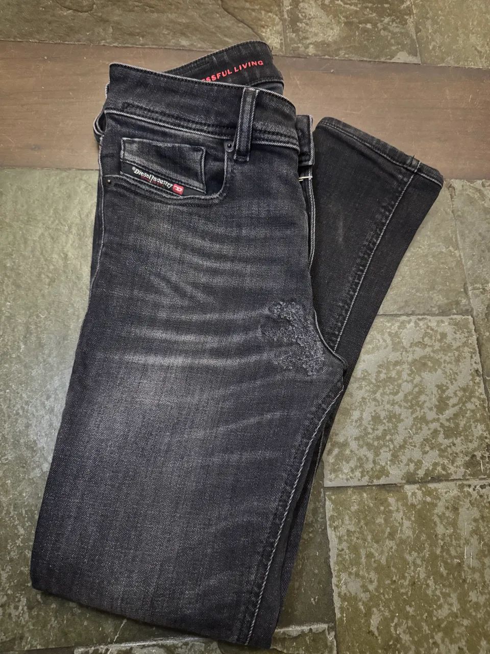 Calça DIESEL black jeans  - Foto 4