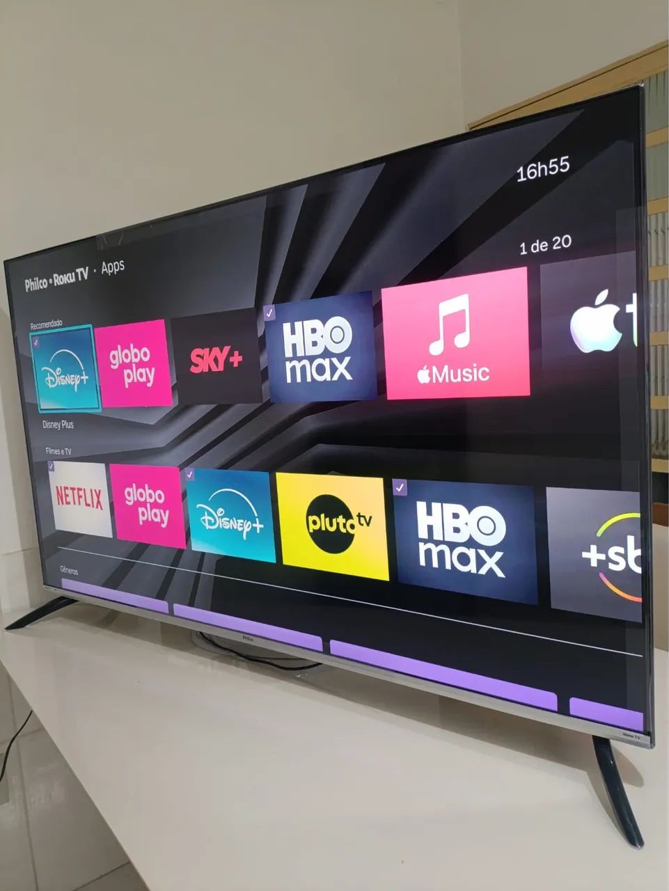Smart TV Philco 58? 4K ROKU NOVA - Foto 2