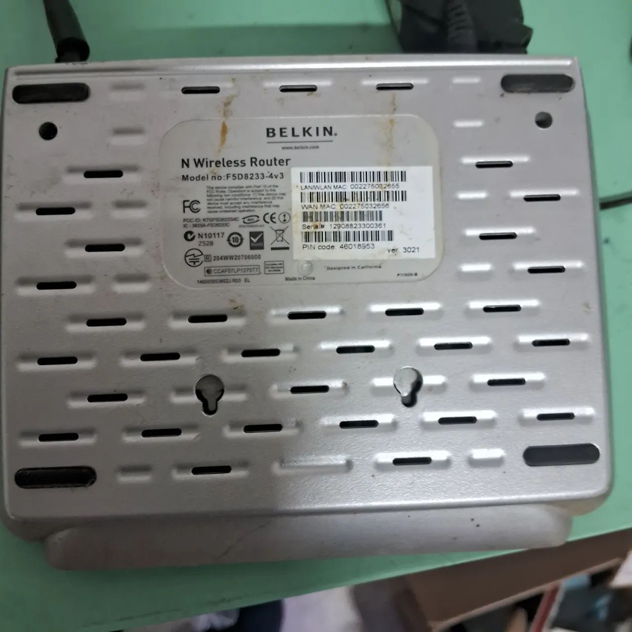 Roteador Belkin N 300Mbps 110V - Foto 3