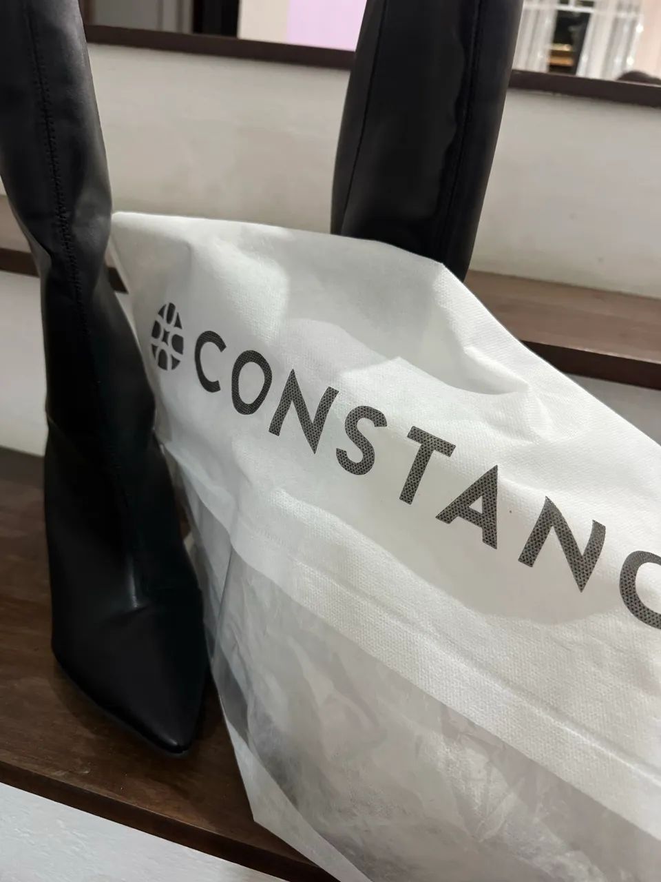 Bota Constance Cano Alto - Foto 4