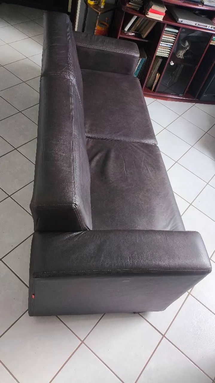 Sofá em couro legítimo  - Foto 2