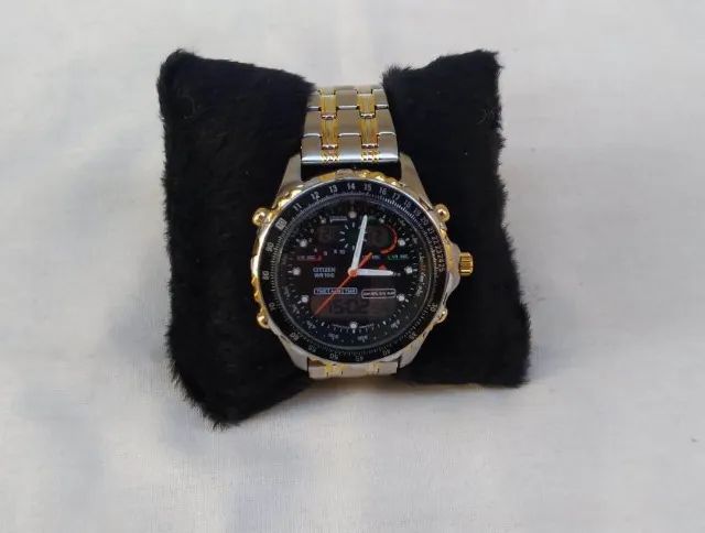 Relógio Citizen Wingman C220 Série Ouro Na Caixa Coleção