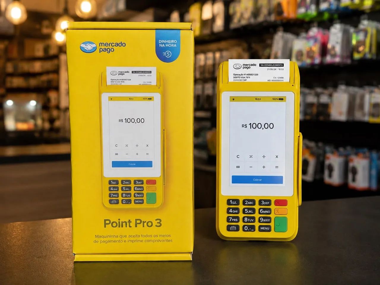 Maquineta Mercado Pago Point Pro 3