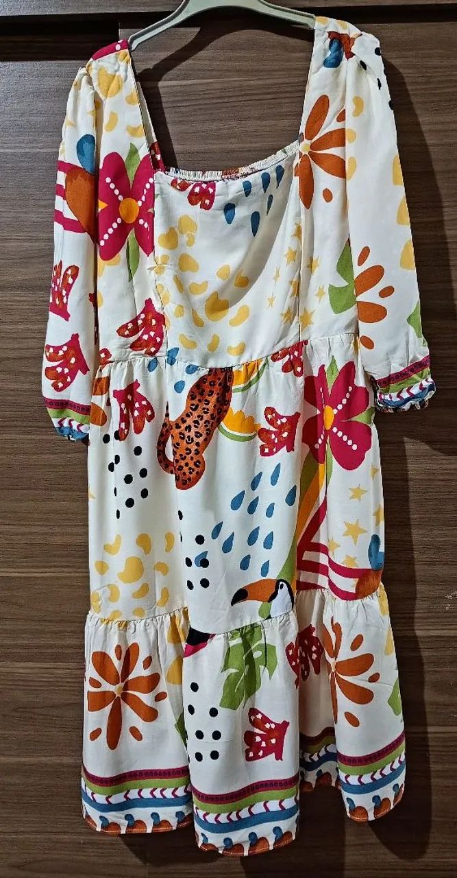 Vestido Estampado feminino 