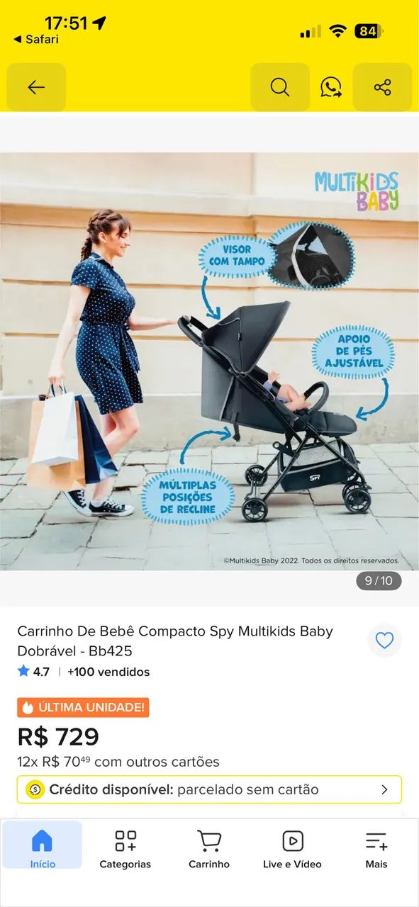 Carrinho de bebê  - Foto 4