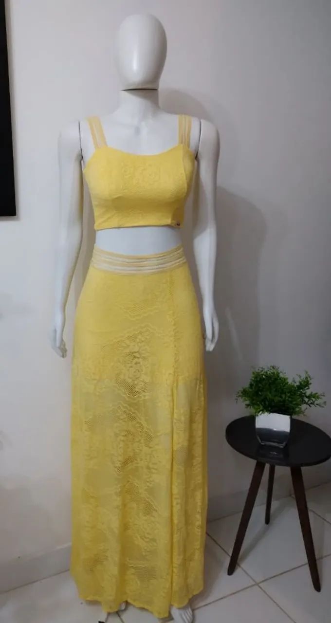 Conjunto feminino em renda. - Foto 3
