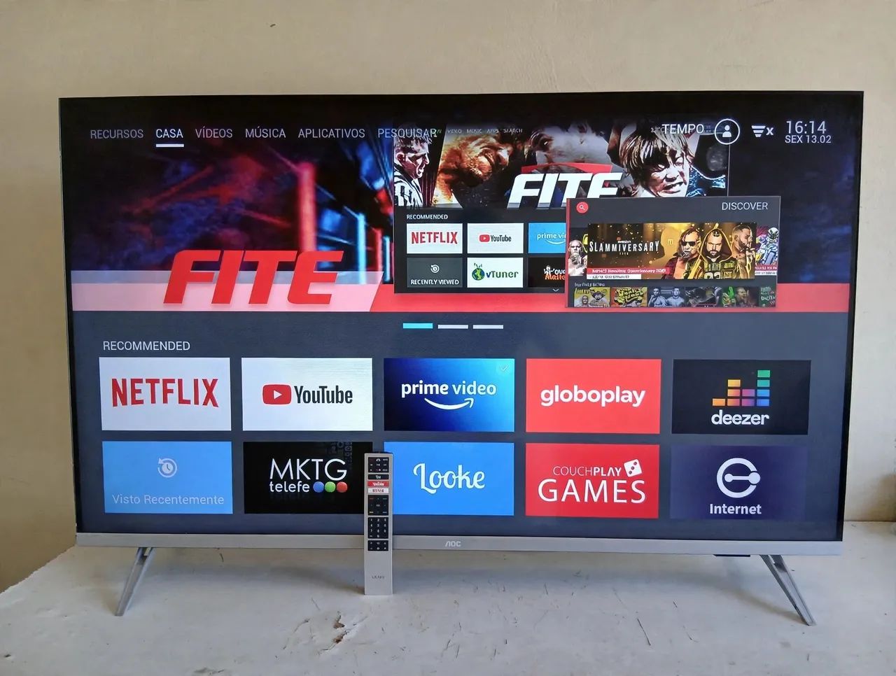 Smart tv enorme de 50 4K AOC