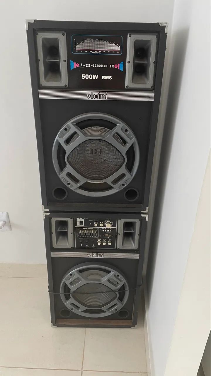 Caixa de som 500w