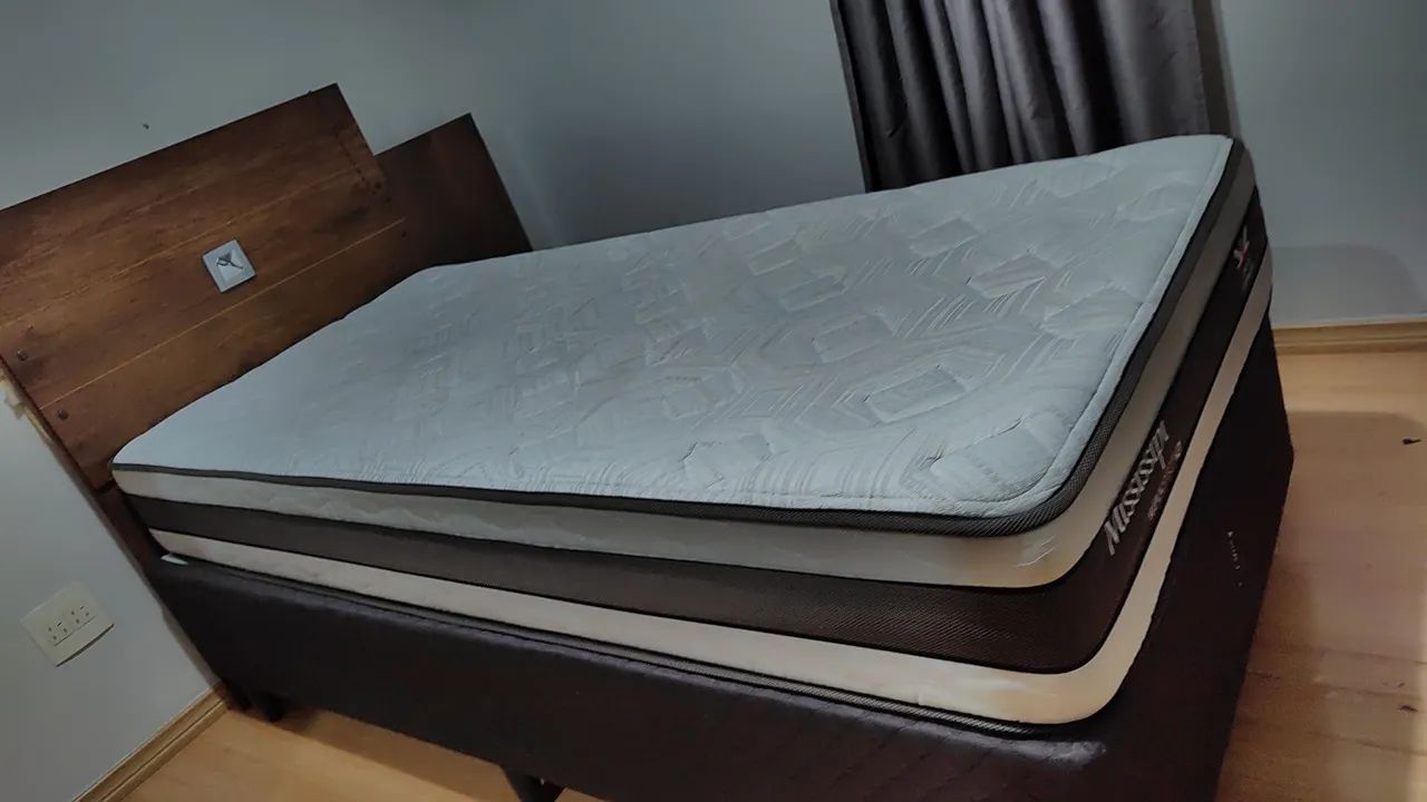 Cama box Solteiro + Colchão + Cabeceira   - Foto 4
