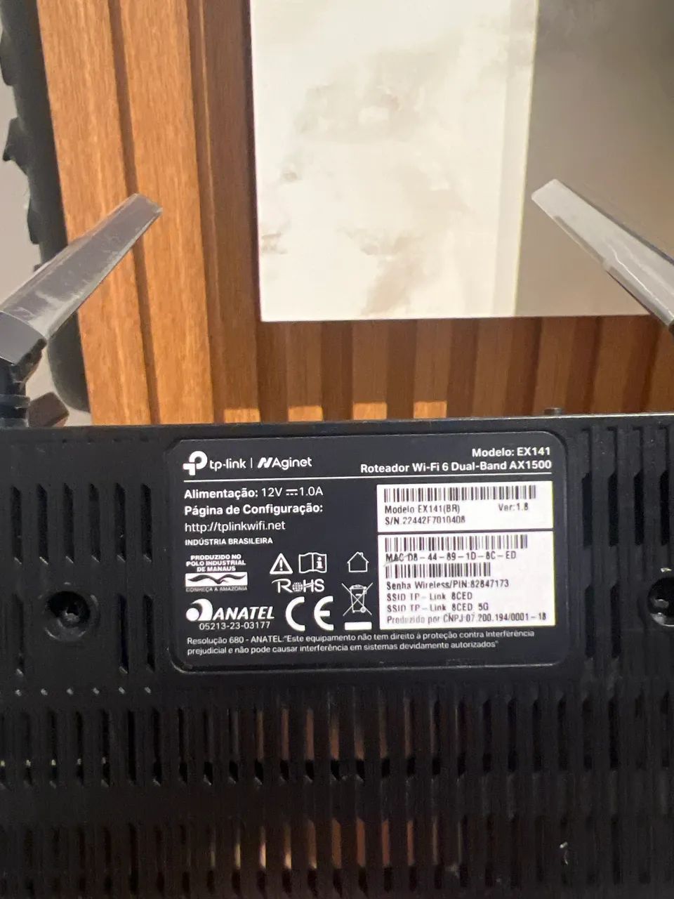ROTEADOR TP LINK WIFI 6 AX1500 - Foto 2